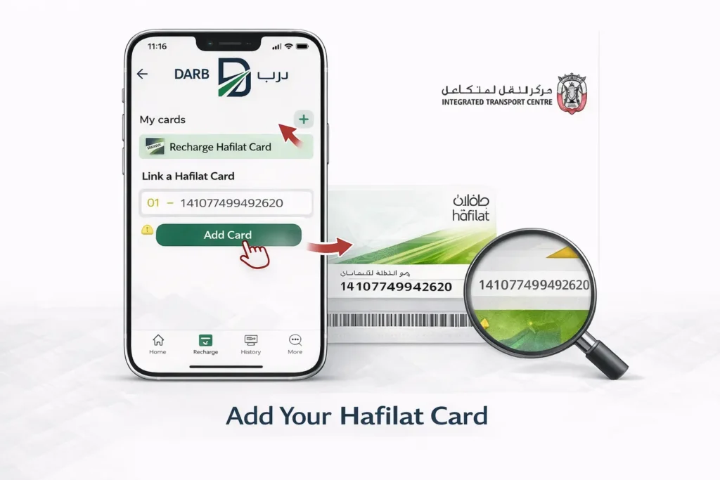 Link Your Hafilat Card