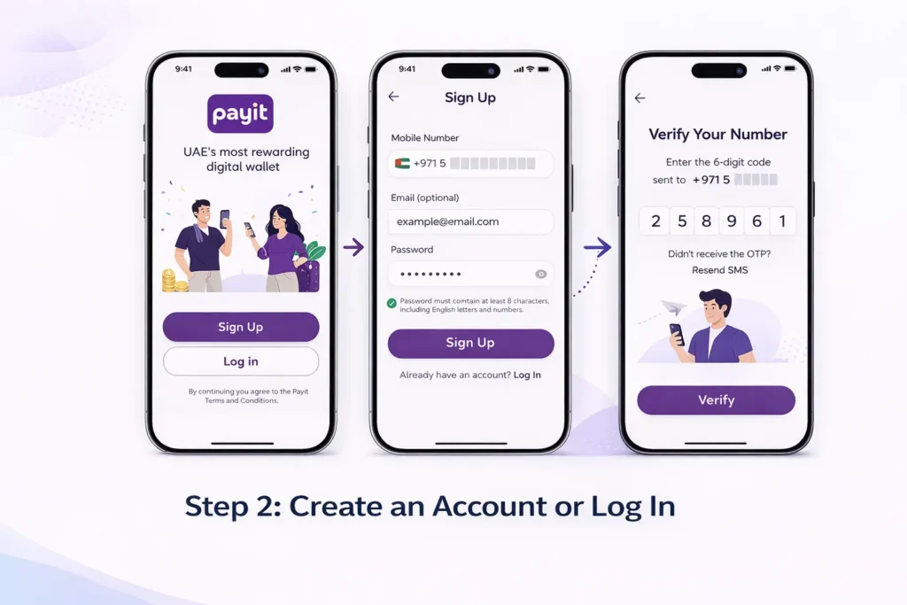 Create an Account or Log In