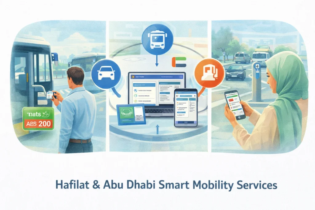 Hafilat and Abu Dhabi Smart Mobility Services