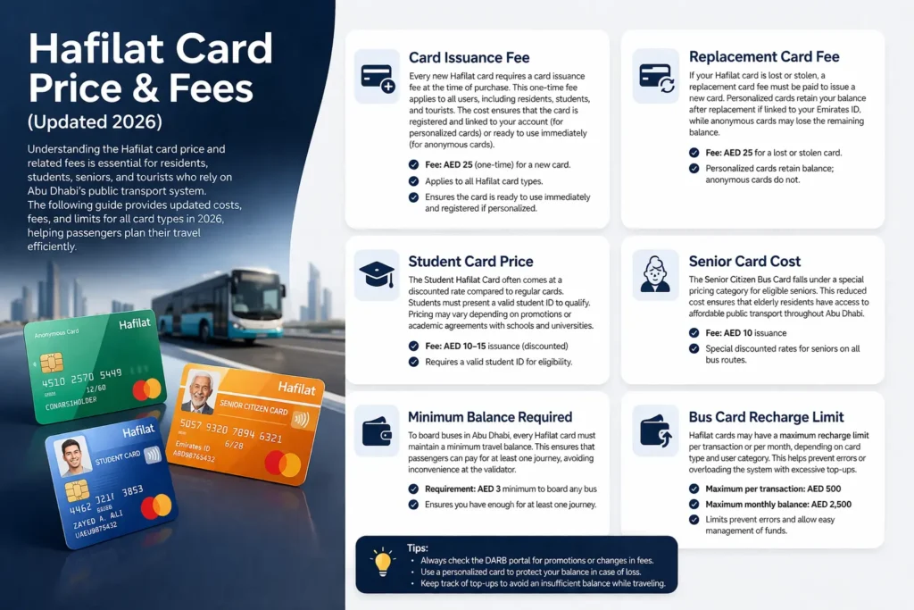 Hafilat Card Price & Fees (Updated 2026)