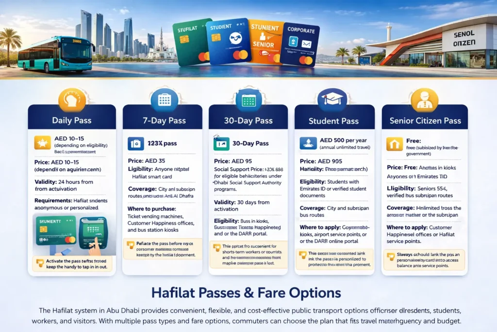 Hafilat Passes & Fare Options