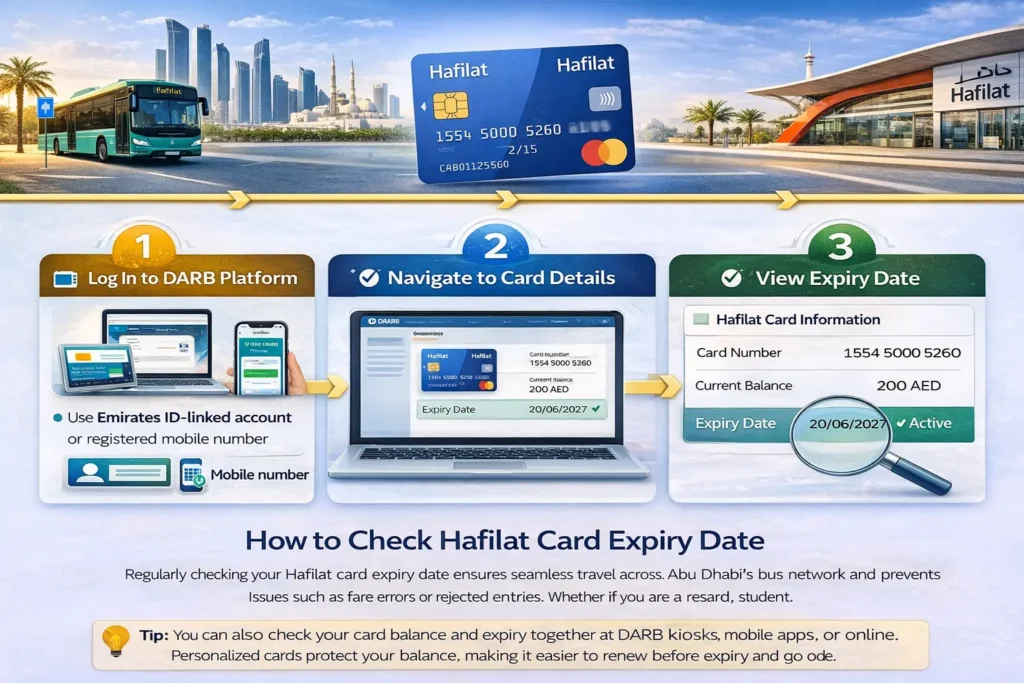 How to Check Hafilat Card Expiry Date