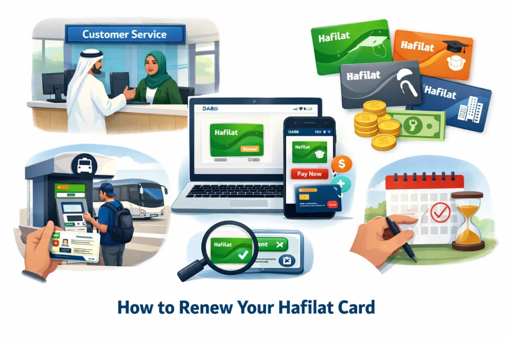 How to Renew Your Hafilat Card