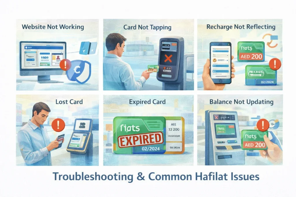Troubleshooting & Common Hafilat Issues
