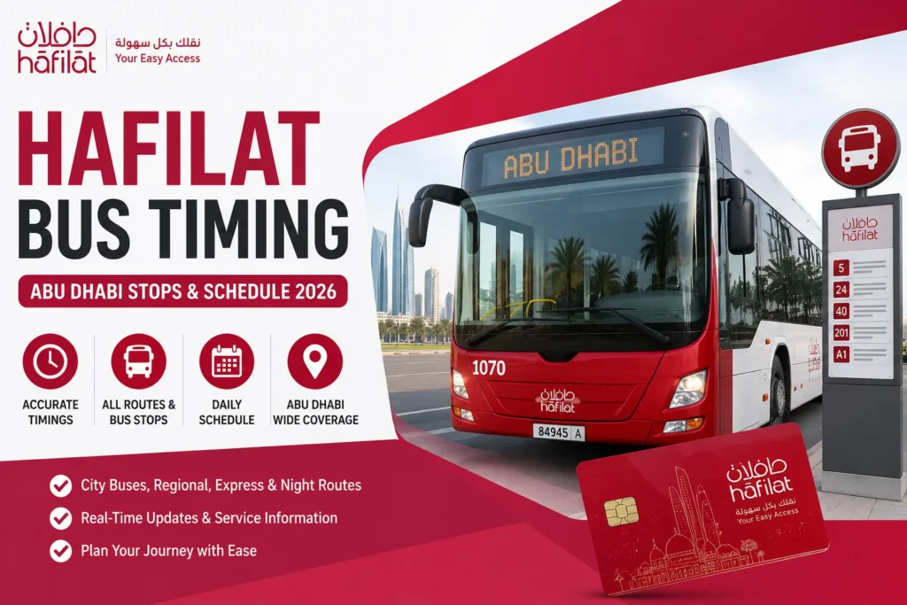 Hafilat Bus Schedule - Timings & Abu Dhabi Stops Hafilat Bus Schedule - Timings & Abu Dhabi Stops